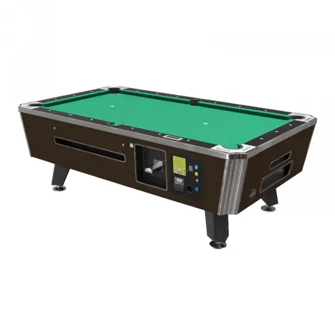 Valley Panther ZD-12X 101" Dakar Ebony Coin Op Pool Table with DBA