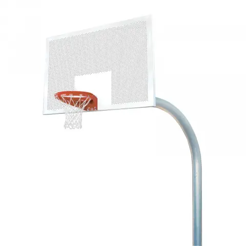 Bison Mega-Duty 72 Inch Perforated Steel Extended Playground Baskeball Goal