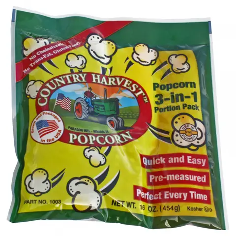 Country Harvest Popcorn Portion Packs 12oz