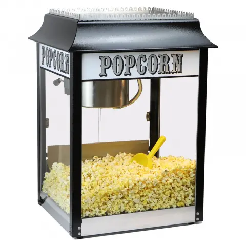 1911 Black & Chrome Popcorn Machine - 8 oz