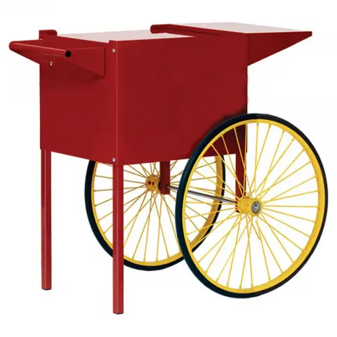 Medium Popcorn Cart - Red