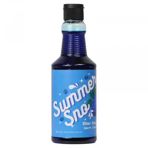 Paragon Summer Sno Snow Cone Syrup 1 Pint - Blue Raspberry