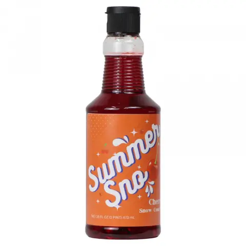 Paragon Summer Sno Snow Cone Syrup 6 Pack of Pints - Cherry