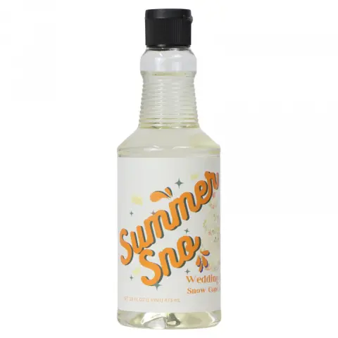 Paragon Summer Sno Snow Cone Syrup 1 Pint - Wedding Cake