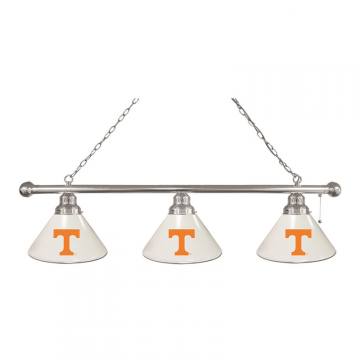 Tennessee Volunteers 3 Shade Chrome Billiard Light