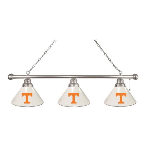 Tennessee Volunteers 3 Shade Chrome Billiard Light