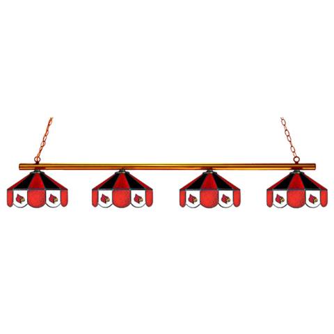Louisville Cardinals 4-Light Game Table Light