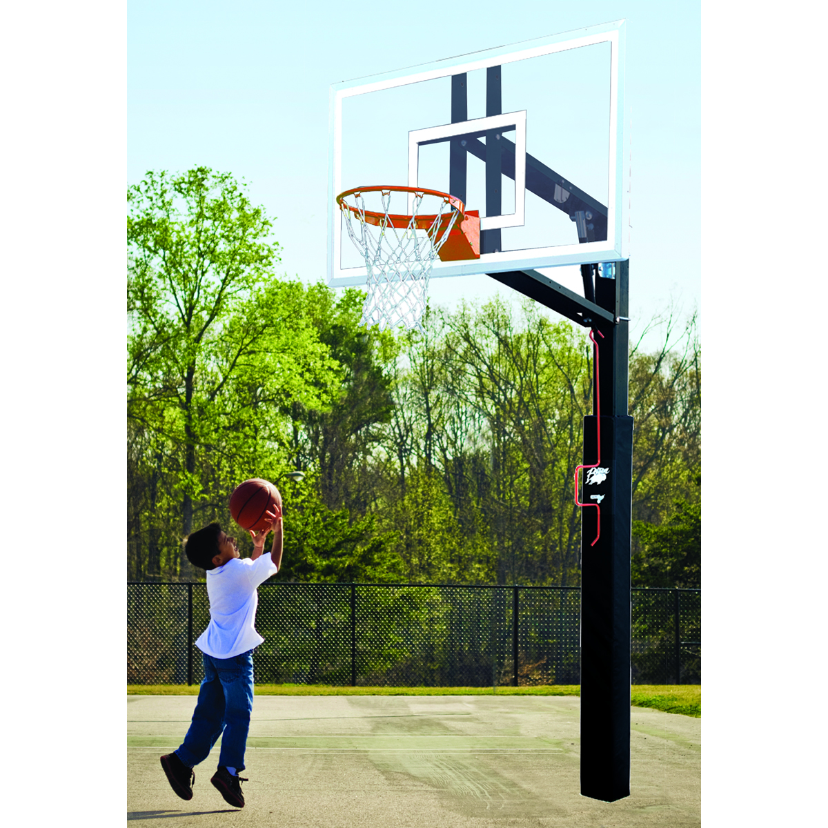 Bison QwikLift 5 Inch Outdoor Basketball System