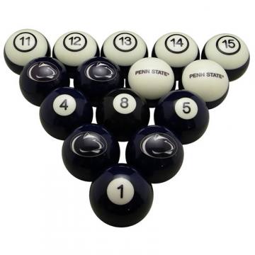 Penn State Nittany Lions Billiard Ball Set
