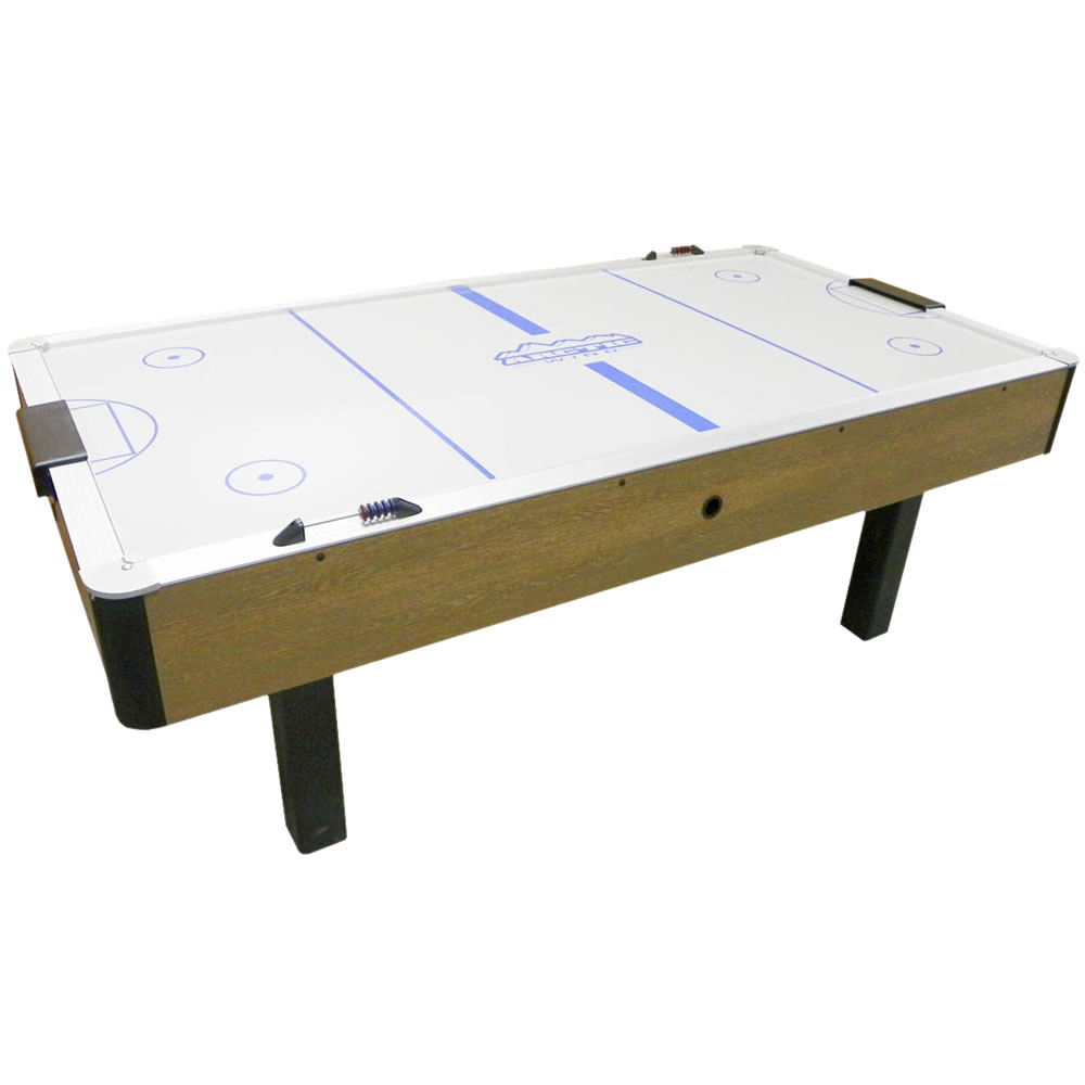 Dynamo Arctic Wind Branded Oak Air Hockey Table American Super Sports