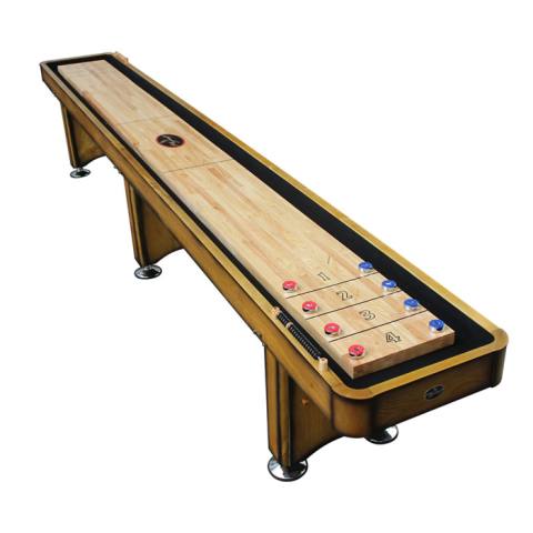 Playcraft Georgetown 14 Shuffleboard Table - Burnished Honey Oak
