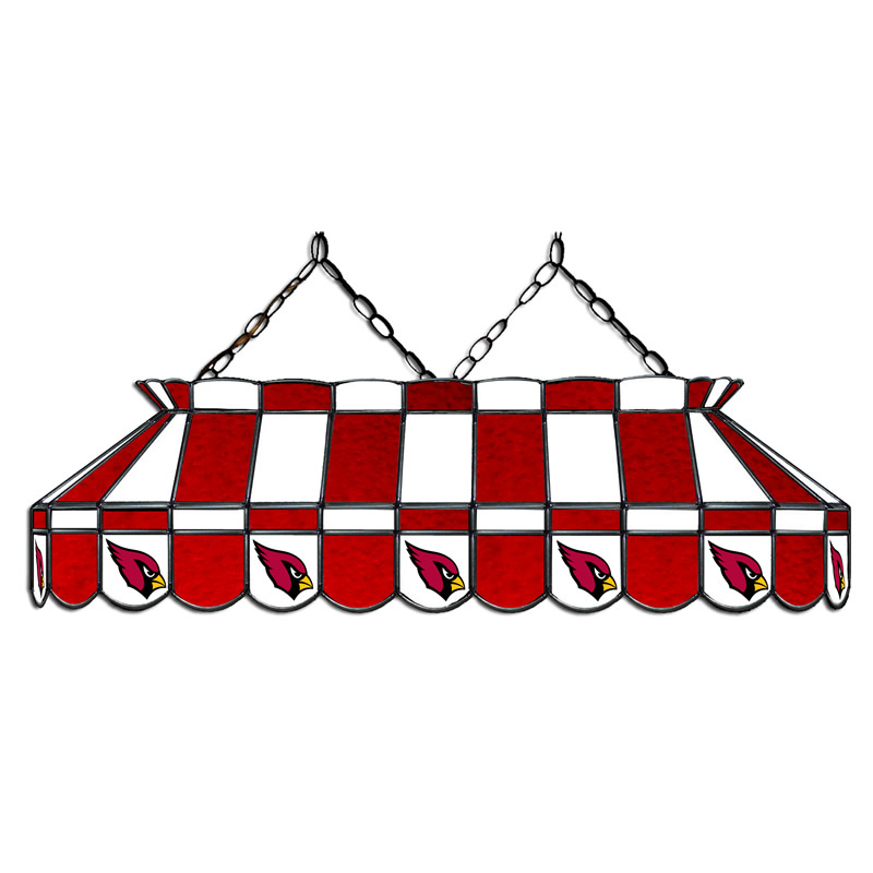 Arizona Cardinals 40 Inch Glass Billiard Light Arizona Cardinals 40 Inch Glass Billiard Light