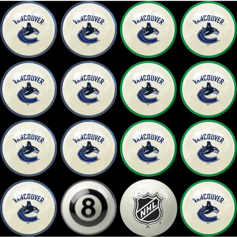 Vancouver Canucks Billiard Ball Set