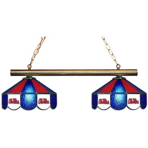 Ole Miss Rebels 2 Shade Game Lamp