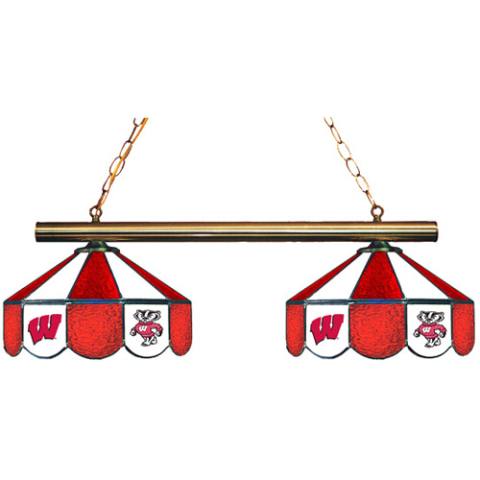 Wisconsin Badgers 2 Shade Game Lamp