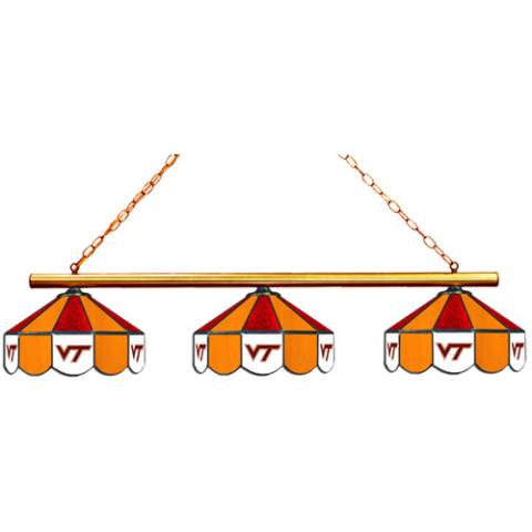 Virginia Tech Hokies 3 Shade Billiard Lamp