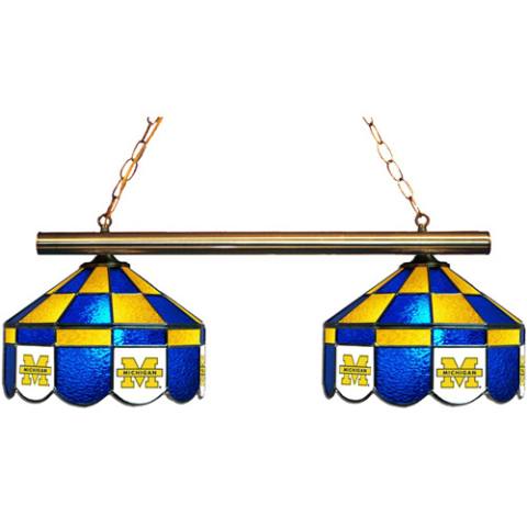Michigan Wolverines Executive 2 Shade Game Lamp