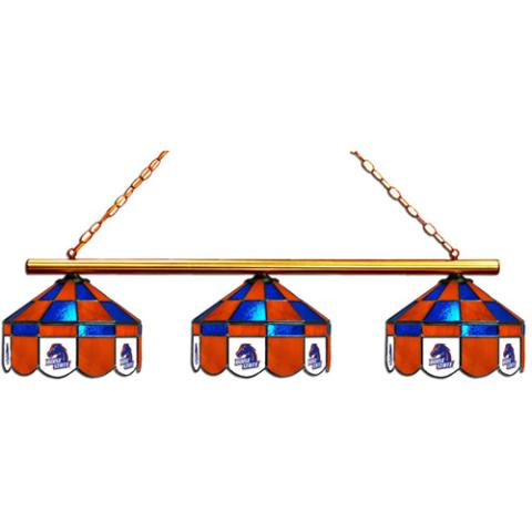 Boise State Broncos Executive 3 Shade Billiard Lamp