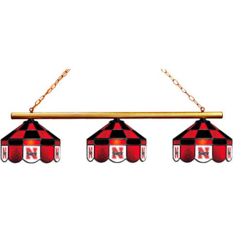 Nebraska Cornhuskers Executive 3 Shade Billiard Lamp