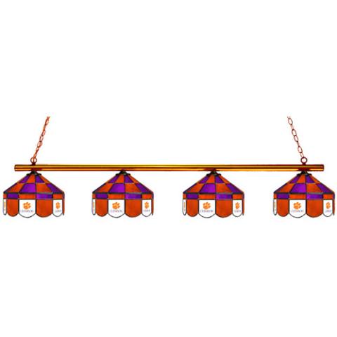 Clemson Tigers Executive 4 Light Billiard Light