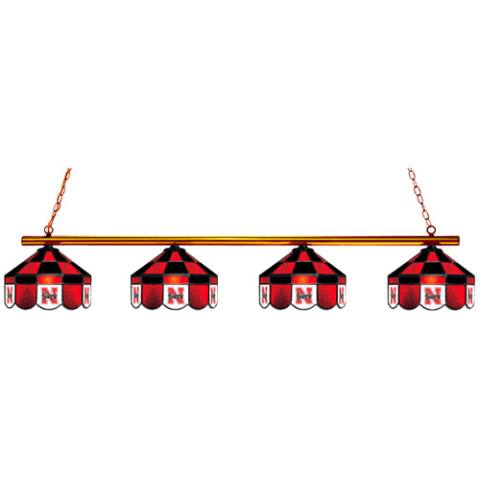 Nebraska Cornhuskers Executive 4 Light Billiard Light