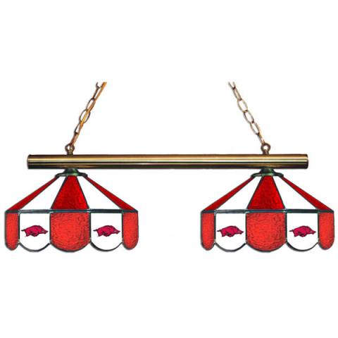Arkansas Razorbacks 2 Shade Game Lamp