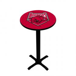 Arkansas Razorbacks Black Pub Table
