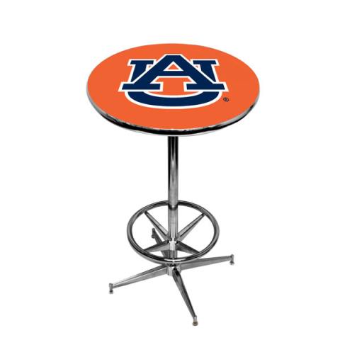 Auburn Tigers Chrome Pub Table
