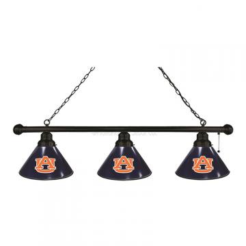 Auburn Tigers 3 Shade Black Billiard Light
