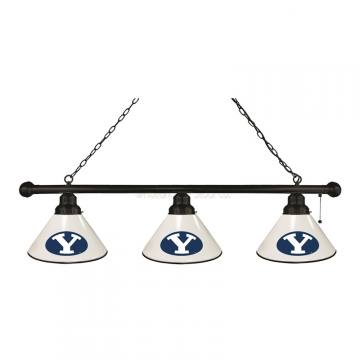 BYU Cougars 3 Shade Black Billiard Light