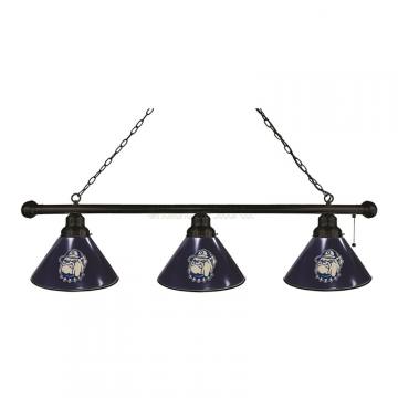 Georgetown Hoyas 3 Shade Black Billiard Light