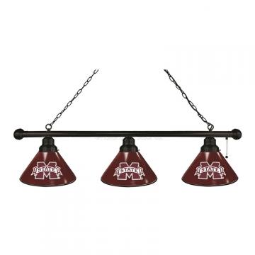 Mississippi State Bulldogs 3 Shade Black Billiard Light