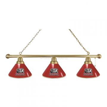 Alabama Crimson Tide 3 Shade Elephant Brass Billiard Light