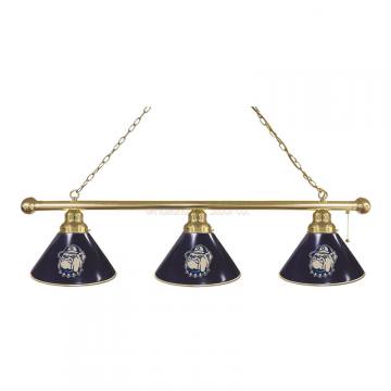 Georgetown Hoyas 3 Shade Brass Billiard Light