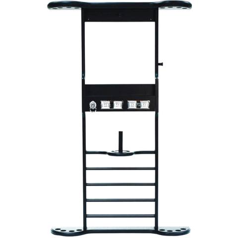 Berner 8 Cue Deluxe Wall Rack