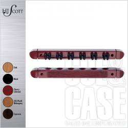 HJ Scott 6 Cue Roman Wall Rack