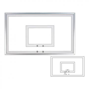 First Team FT221 60 Inch Glass Backboard