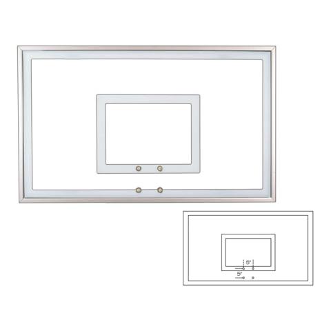 First Team FT230 60 Inch Glass Backboard