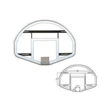 First Team FT233 54 Inch Glass Backboard