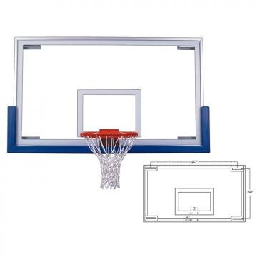First Team FT235 72 Inch Glass Backboard