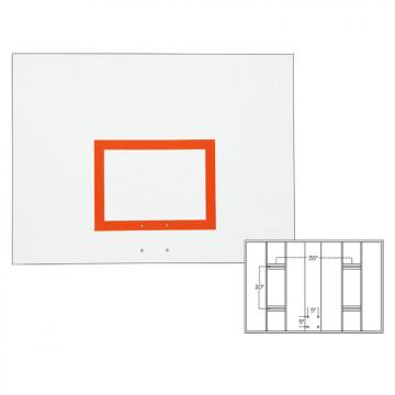 First Team FT260B 60 Inch Supported Steel Backboard