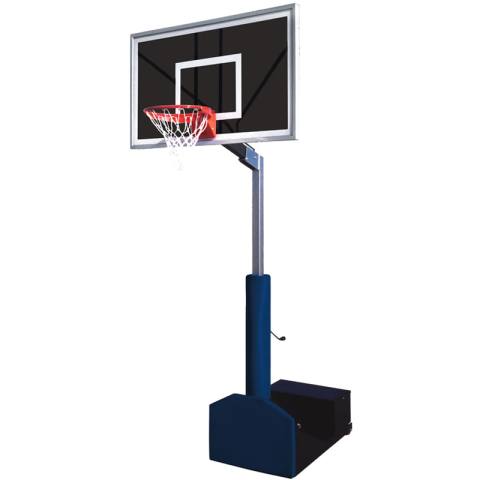 First Team Rampage Eclipse Portable Basketball Goal - 60 Inch Glass
