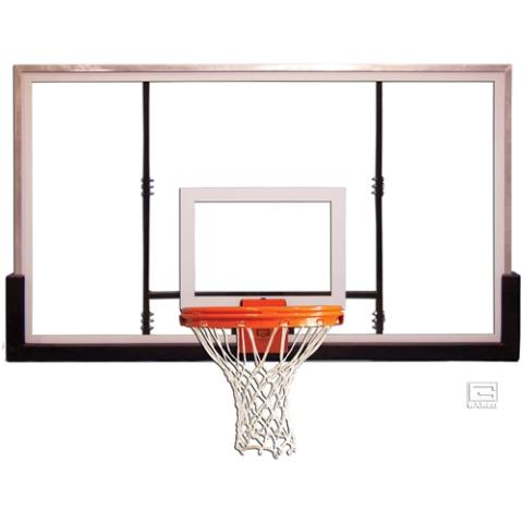 Gared 42" x 72" Outdoor Glass Backboard