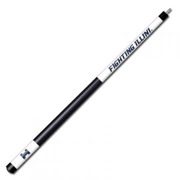 Illinois Fighting Illini Engraved Pool Cue