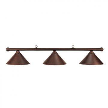 HJ Scott Autumn Rustic Billiard Light - Rustic Shade