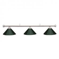 HJ Scott Chrome Billiard Light - Green Shade