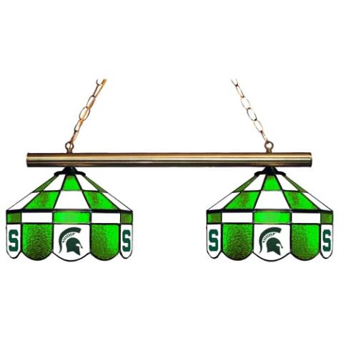 Michigan State Spartans 2 Shade Executive Game Table Light
