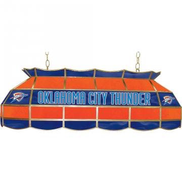 Oklahoma City Thunder 40 Inch Glass Billiard Light