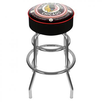 NHL Throwback Chicago Blackhawks Bar Stool