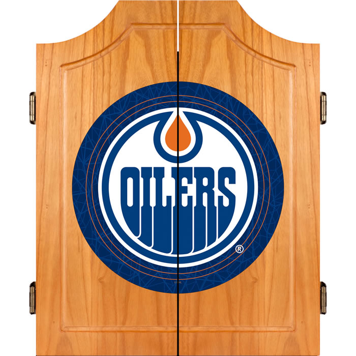 Edmonton Oilers Dart Board Set